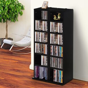 Black dvd on sale storage cabinet